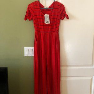 Jolt Black and Red Jumpsuit